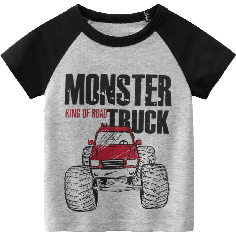 Boys' Short Sleeve Tops Kids Clothes