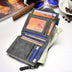 Men's short multifunctional Wallet Card Wallet Vintage multi personality card bag purse spot