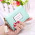 Korean letter short Purse female Wallet - Minihomy