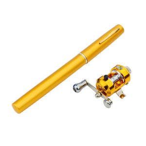 1 meters foreign trade Mini fishing rod, cross border Amazon WISH portable pen fishing rod Fishing Rod A