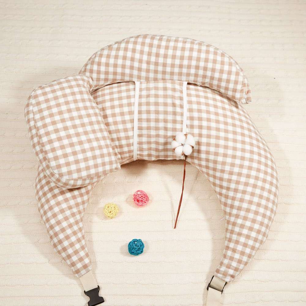 Adjustable Nursing Pillow Multifunction Baby Maternity Breastfeeding Cushion Infant Newborn Feeding Layered Washable - Minihomy