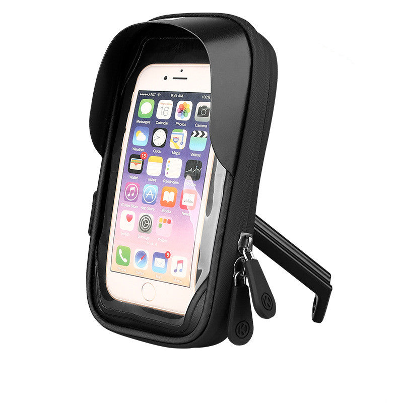 Waterproof Bicycle Phone Holder Stand Motorcycle Handlebar Mount Bag Cases