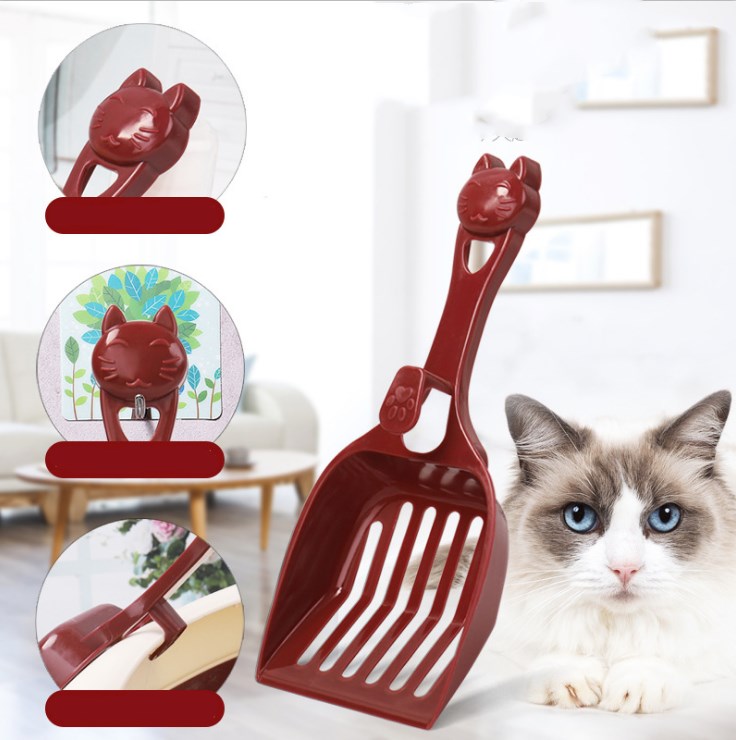 Plastic cat litter shovel - Minihomy