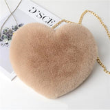 Love Bags For Women Plush Chain Shoulder Bags