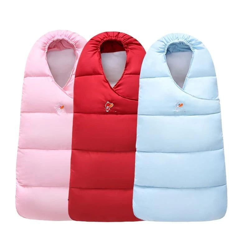 Baby Sleeping Bag Warm Newborn Thicken Envelopes For Baby Stroller Infant Blanket - Minihomy