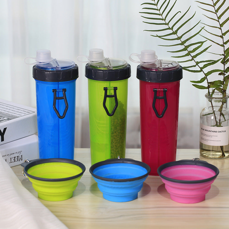 Pet portable water and food cup - Minihomy