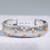 Clover Bracelet Palace Court S925 Silver Plated Elegant Narrow Bracelet Female Jewelry - Minihomy