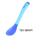 1pc/3Pcs/set Baby Tableware Dinnerware Suction Bowl with Temperature Sensing Spoon baby food Baby Feeding Bowls dishes