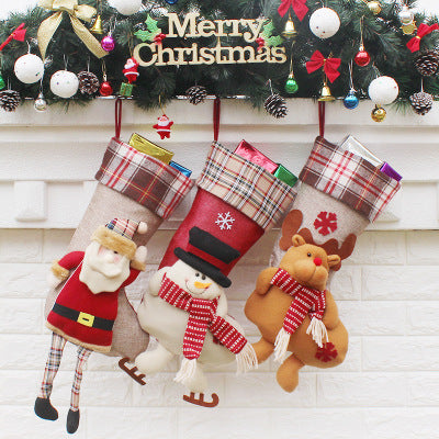 Christmas Sock Gift Bag Christmas Ornament - Minihomy