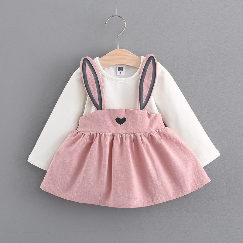 Children's clothing girls cute rabbit dress - Minihomy