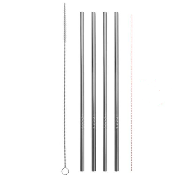 Colourful Reusable Stainless Steel Straws - Minihomy