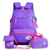 Korean children's schoolbag schoolbag, lovely girl, three pieces of 3-4-5 grade Backpack - Minihomy