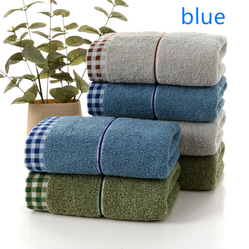 Soft absorbent cotton towel