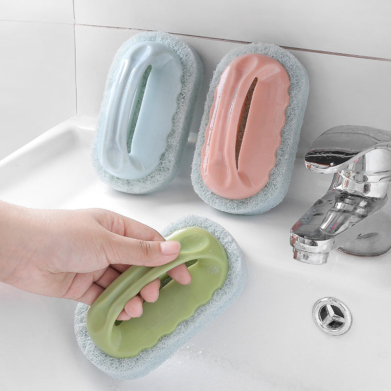 Strong decontamination clean brush bathtub brush magic sponge ceramic brush kitchen ware wash pan sponge