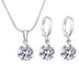 Water Drop Necklace Earring Set