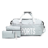 Nylon Independent Three Piece Sports Bag - Minihomy