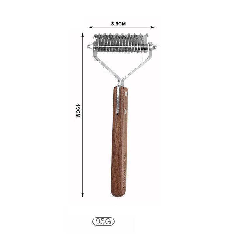 Pet Comb Solid Wood Antique Hair Removing Products - Minihomy