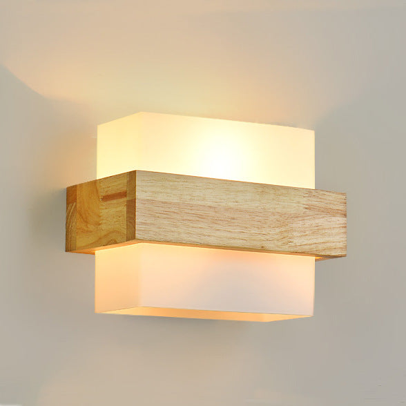 Modern creative household solid wood lamp - Minihomy