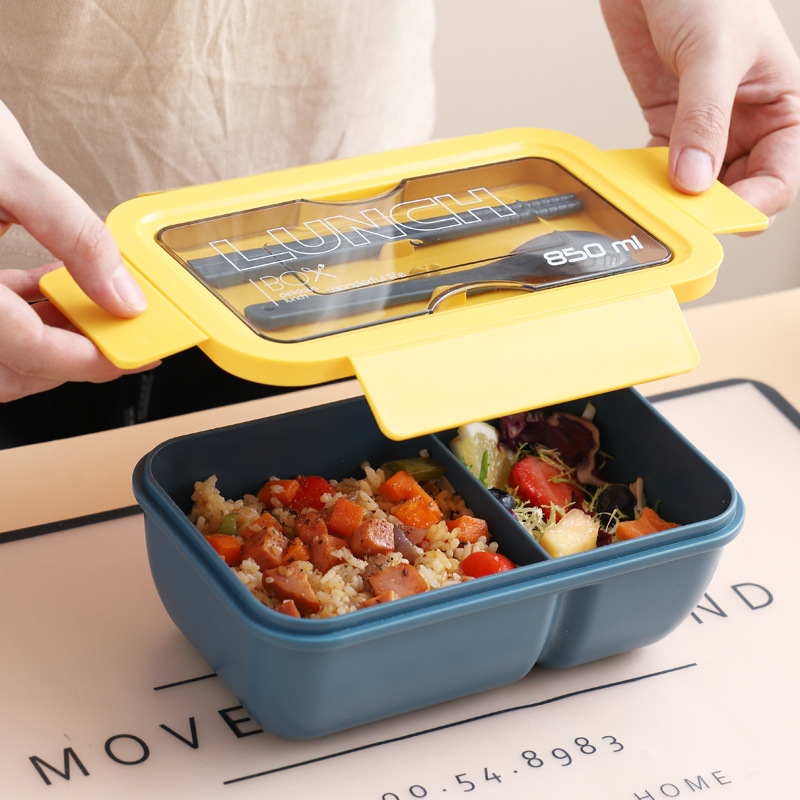 New Japanese-style Single-layer Rectangular Student Lunch Box - Minihomy