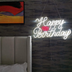 Happy Birthday Neon Holiday Party Decoration - Minihomy