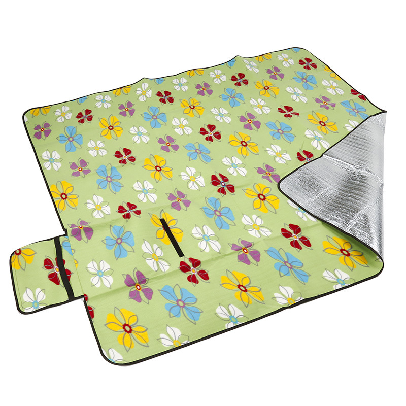 22m large suede foil picnic mat, waterproof mat baby crawl pad, beach mat - Minihomy