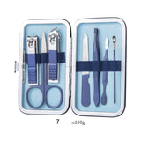 Professional Scissors Nail Clippers Set with Ear Spoon, Dead Skin Pliers, and Nail Cutting Pliers