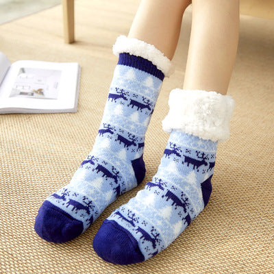 Christmas Socks Female Mid-tube Floor Socks - Minihomy