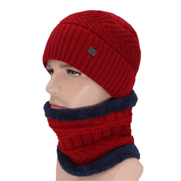 Hat Autumn and Winter Knitted Woolen Hat - Minihomy