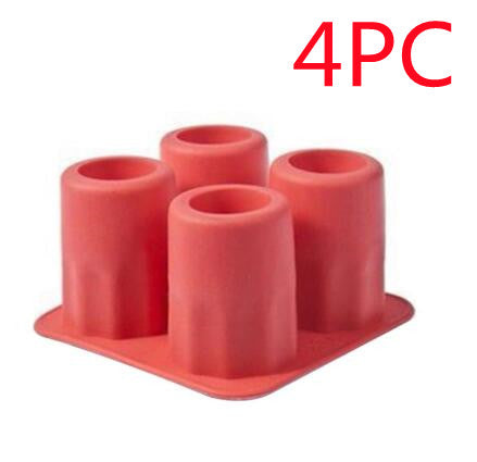 Silicone Ice Maker Mould Bar Party Drink Ice Tray Cool Shape Ice Cube Freeze Mold 4-Cup Ice Mold Cup