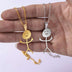 Funny Doodle Necklace Hip Hop Smiley Stick Figure Pendant Hand Gesture Middle Finger Necklaces - Minihomy