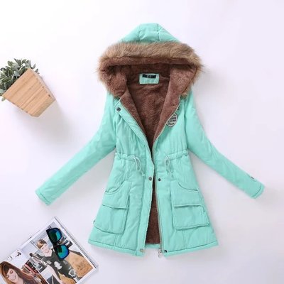 Winter Women Cotton Jacket Padded Casual Slim Coat