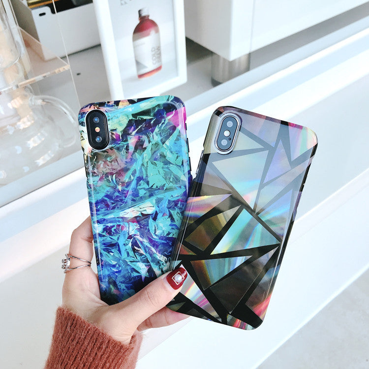 Compatible With , Simple Geometric Trianglemobile Phone Shell X Creative Personality Tide Men And Women Models - Minihomy