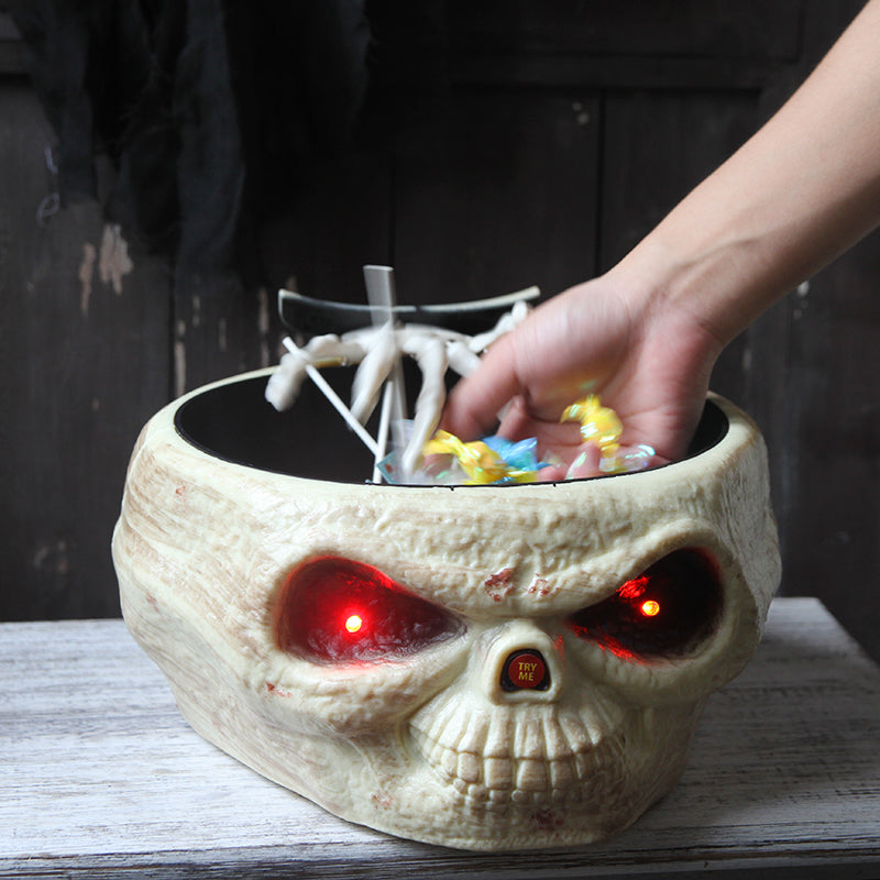 Electric Halloween Ghost Hand Candy Bowl - Minihomy