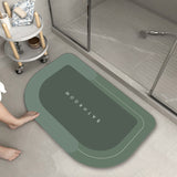 Cushion Cushion Bathroom Sliding  Door  Floor  Bathroom Foot Mat - Minihomy