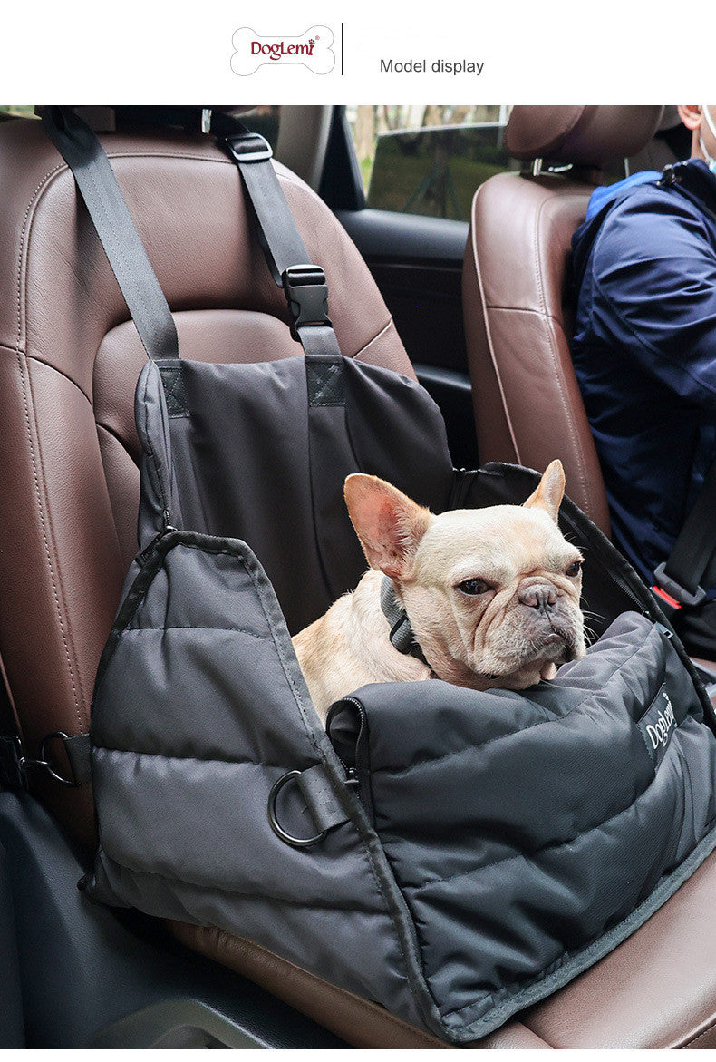 Car Front And Rear Seat Dog Pad Multi-functional Anti Splash Autumn And Winter Pet Bag - Minihomy