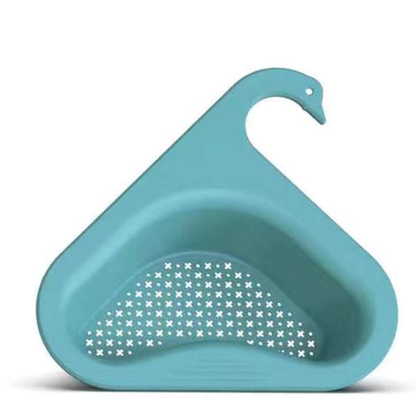 Household Sink Hanging Fruit And Vegetable Filter Water Drain Basket Kitchen Dry And Wet Separation Swan Drain Basket - Minihomy