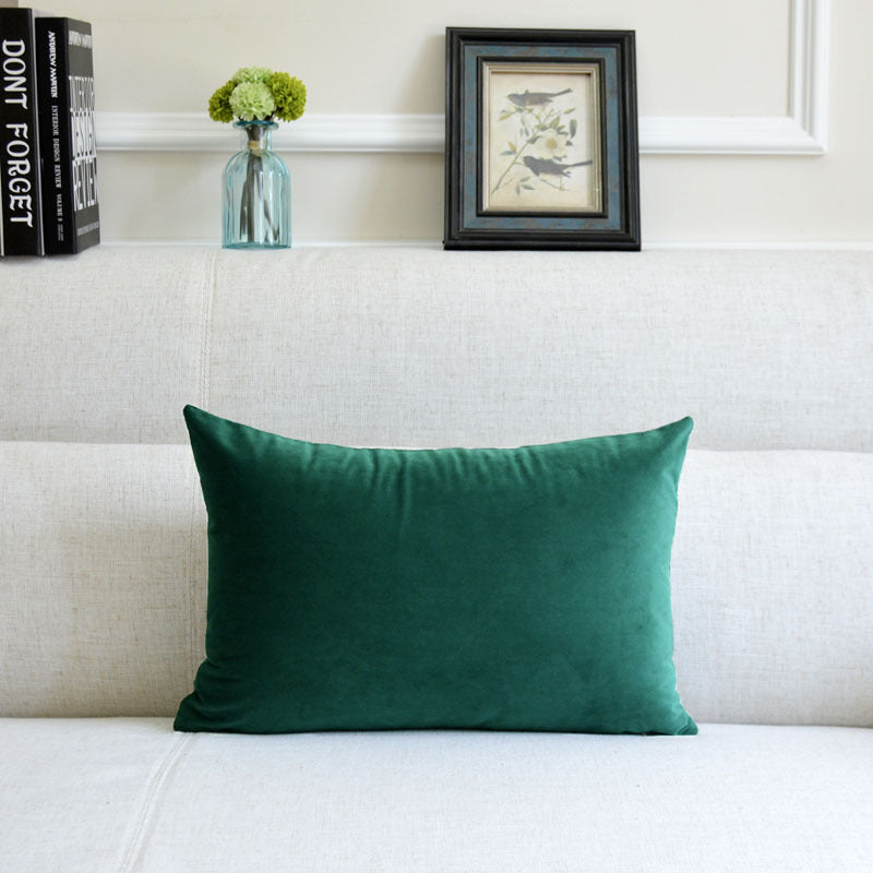 Sofa Velvet Throw Pillowcases Living room