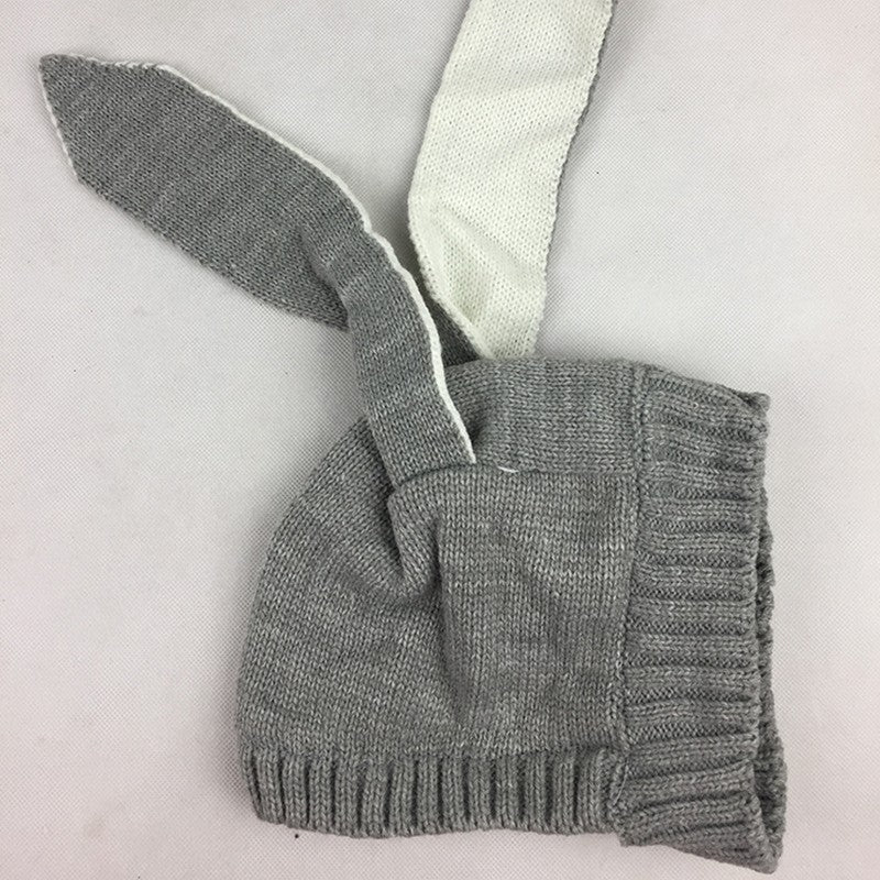 Infant Knitted Baby Hat Adorable Rabbit Long Ear Hat