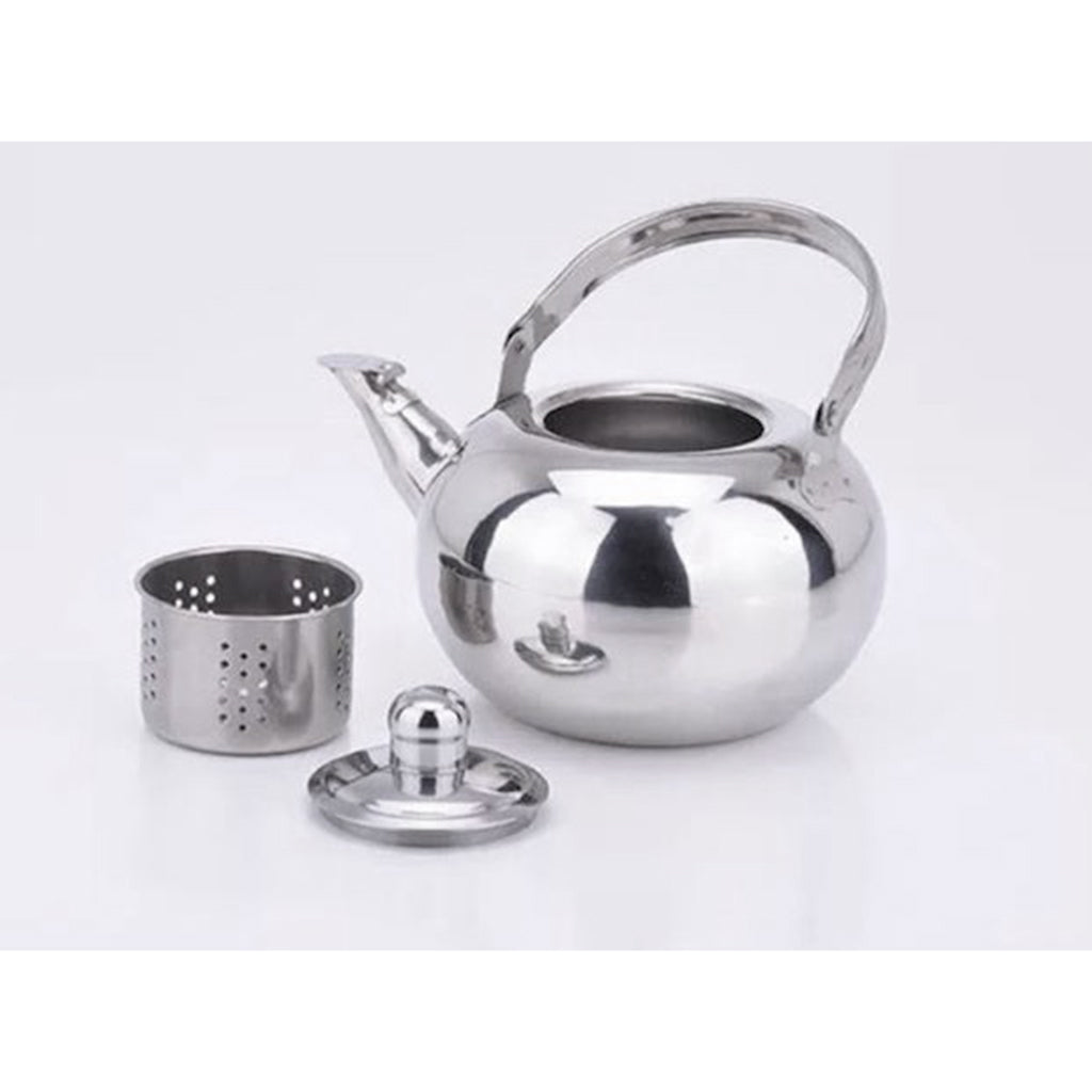 Thickened Stainless Steel Kettle Kettle Teapot Hot Milk Kettle Yellow Kettle Spherical Kettle