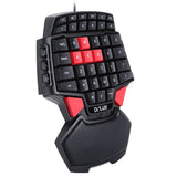 Professional single-hand lol game electronic competition keyboard