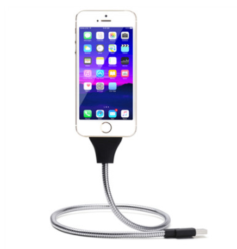 Palm off metal iphone 6 6S data line car bracket charging line