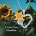 Necklace I Love You Grandmother Nana Pendant Women Jewelry Birthday Gift