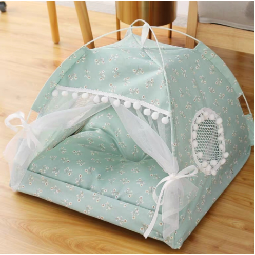 Beds Cute Cat Houses Home Cushion Pet Kennel Products