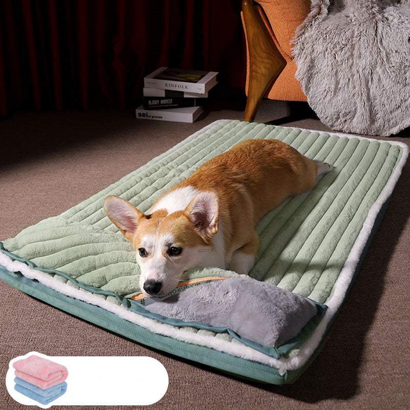 Winter Warm Dog Kennel Pillow Dog Mat Dog Sleeping Mat