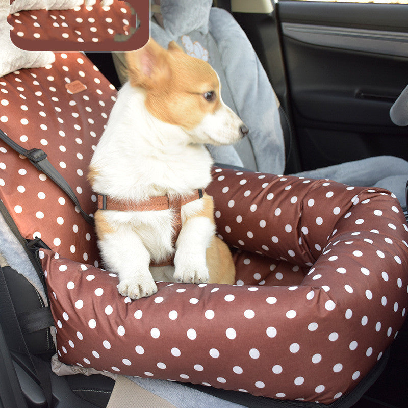 Car Kennel Pet Travel Car Seat Small And Medium-sized Dog Kennel Cushion Pets Supplies - Minihomy