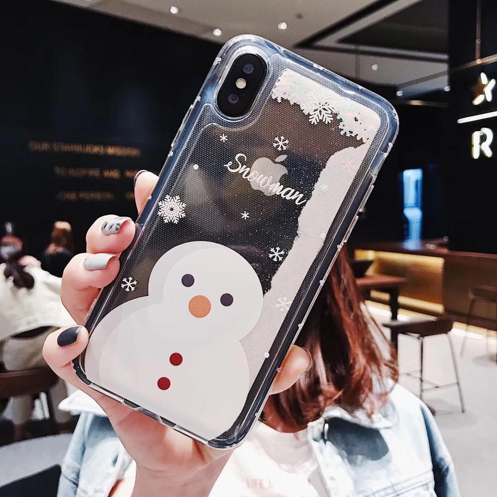 Compatible with Apple Snowflakes Sands Mobile Shell Christmas - Minihomy