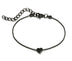 Black Love Heart Openwork Lotus Ball Leaf Bracelet Four-piece Set - Minihomy