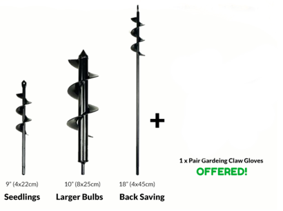 Charging Garden Screw Twist Pit Drill Bit - Minihomy