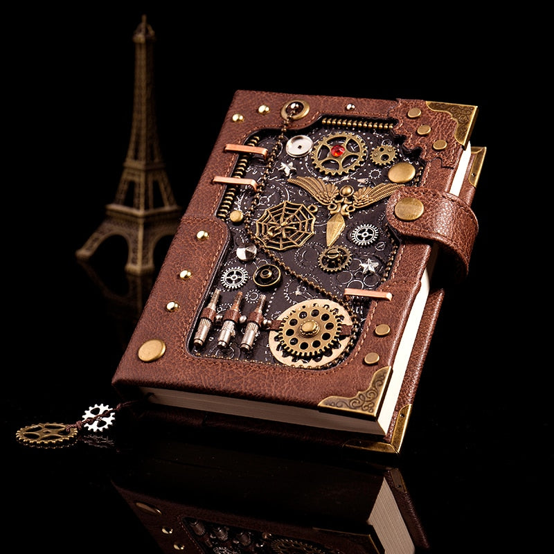 European retro personality steampunk creative notebook - Minihomy