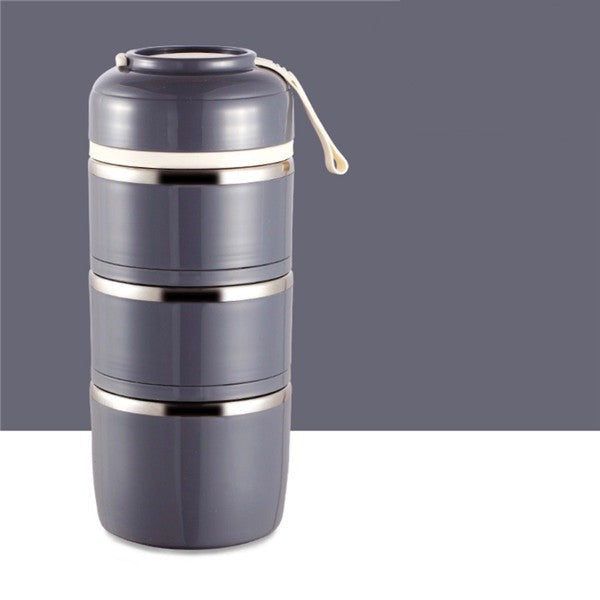 A Portable Stainless Steel Lunch Box